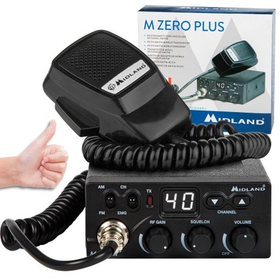 RADIO CB ALAN MIDLAND M-ZERO PLUS CH EMG SQUELCH