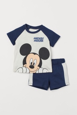 H&M DŻERSEJOWY 2 PAK MYSZKA MIKI MICKEY 86