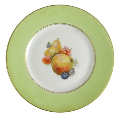Talerzyk deserowy z owocami – Ćmielów ok 1920-30 rok