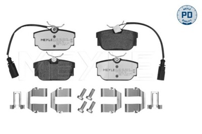 КОЛОДКИ ТОРМОЗНЫЕ VW ЗАД SHARAN/GALAXY 00-/T4 16 97- 0252344616/PD