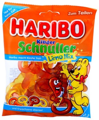 Żelki Pianki Owocowe HARIBO Kinder Schnuller Limo Mix 175g