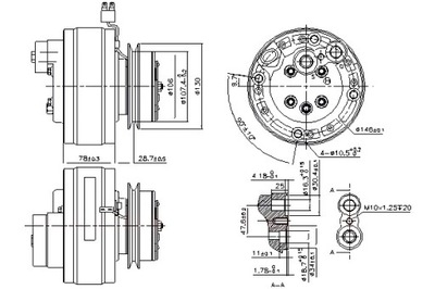 NISSENS COMPRESOR DE ACONDICIONADOR MERCEDES 123 C123 123 T-MODEL S123 123  