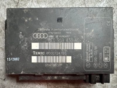 Модуль комфорта audi a4 b6 2000-20006 8e0959433ag фото №1