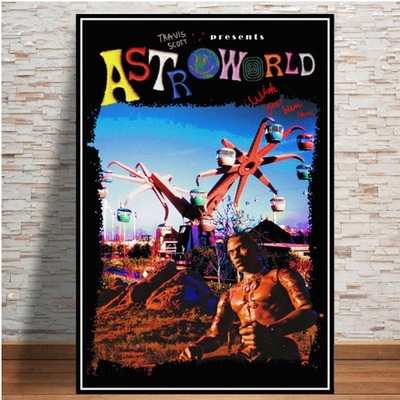 plakat obraz Travis Scott Astroworld Rodeo Days Ra