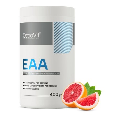 OstroVit EAA 400 g AMINOKWASY Regeneracja BCAA GLUTAMINA TYROZYNA LIZYNA