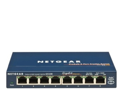 Switch Netgear 8p GS108GE (8x10/100/1000Mbit)