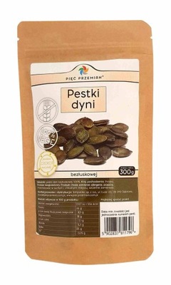 Pestki dyni bezłuskowej 300 g - Pięć Przemian