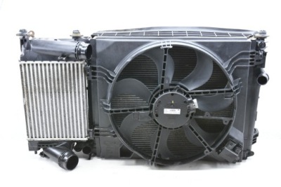 Megane iv 1.6dci kpl.chłodnic радиатор воды кондиционер интеркулер вентилятор фото №1