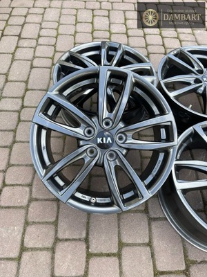 DISCOS DE ALEACIÓN LIGERA (DE TITANIO) KIA 5X114,3 17 SENSORES CEED SORENTO SPORTAGE NIRO ANTRACYT  