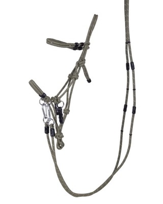 QHP Halter ogłowie sznurkowe multi Olive FULL