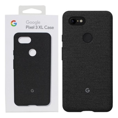 ORYGINALNE ETUI POKROWIEC CASE PLECKI DO GOOGLE PIXEL 3 XL BLACK CZARNE