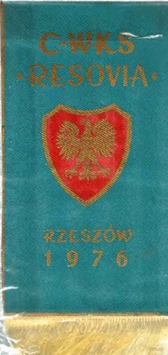 Proporczyk Resovia CWKS 1976 PRL