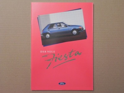 Prospekt - FORD FIESTA - 1989 r