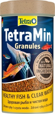 TETRA MIN GRANULES 250ml POKARM DLA RYB GRANULAT