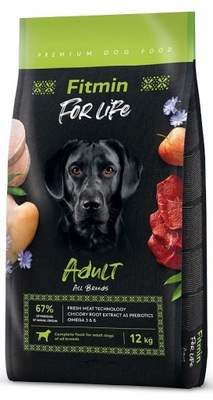 FITMIN Dog For Life Adult All Breeds 12kg