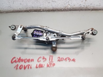 Механизм дворник передних citroen c3 ii фото №1