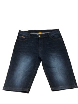 DMAX ciemne jeansowe spodenki męskie L