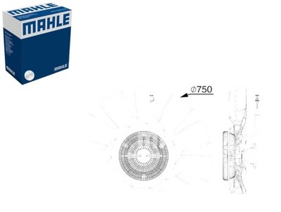 ЗЧЕПЛЕННЯ ВЕНТИЛЯТОРА РАДІАТОРА SCANIA L/P G R S DC13.139-DC13.174