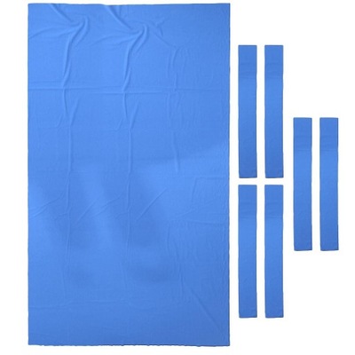 8ft / 7ft Billiard Cloth Pad bilardowy niebieski