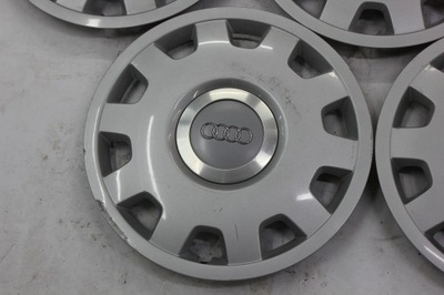 4 PIEZAS B.LADNE TAPACUBOS AUDI A1 A2 A3 A4 A6 CROMO 15 ORIGINAL  