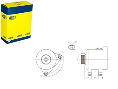 Генератор magneti marelli 063731782010 фото №1