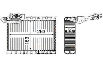 HELLA EVAPORATOR AIR CONDITIONER []  