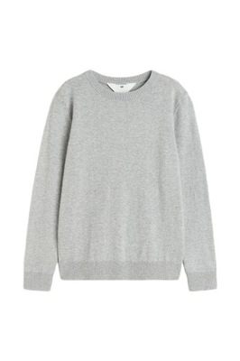 H&M sweter chłopięcy dzianinowy szary klasyczny r. 170