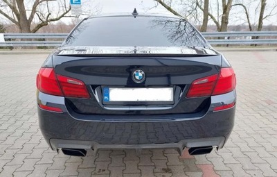 SPOILER DURCHFUEHRUNG HAUBEN BMW f10 m5 STIL SCHWARZ GLANZ