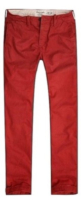 Abercrombie Hollister spodnie SKINNY chinos 30/30