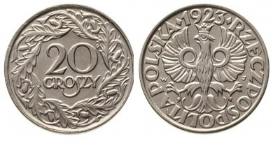 20 groszy (1923) - Obiegowe