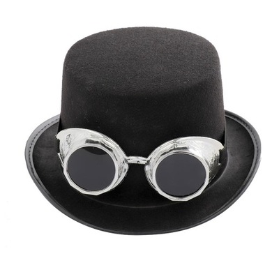 Goth Steampunk Top Goggles Cosplay Costume