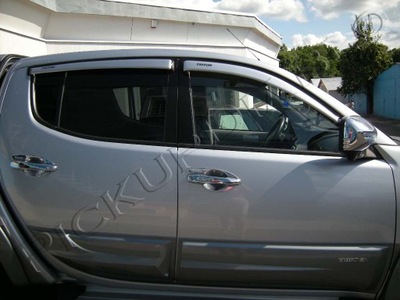 SIDE-WINDOW DEFLECTORS WINDOW SIDE 2006-2015 MITSUBISHI L200  