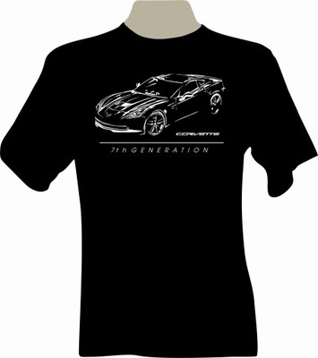 KOSZULKA T-shirt nadruk chevrolet CORVETTE C7 