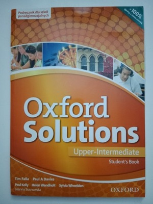 Oxford Solutions Upper-Intermediate podręcznik