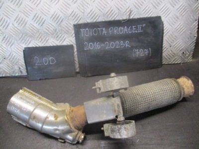 Труба выхлопная toyota proace ii 2.0 d 16-23 r. фото №1