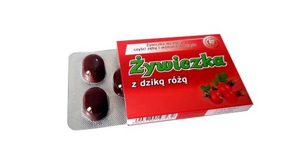 naturalna żujka ŻYWICZKA MODRZEWIOWA i Dzika Róża