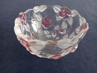 Walther Glas Różowa miska Carmen róże
