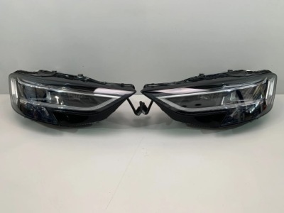 Audi a8 d5 рестайлинг  фонари перед full led идеальное  комплект uk фото №1