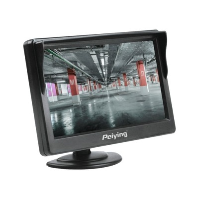 Monitor samochodowy do kamer cofania Peiying Basic 5 "
