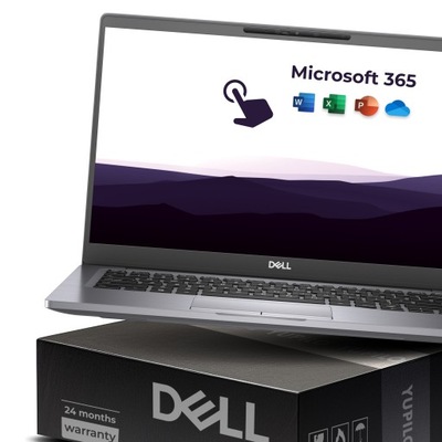 32GB RAM/ 1TB NVMe| Dell i7 4×4,8GHz FHD DOTYKOWY MATOWY |W10 W11Pro +MO365