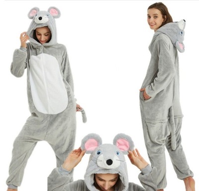 MYSZ MYSZKA PIŻAMA KOMBINEZON KIGU ONESIE przebranie XL 16 CH4W