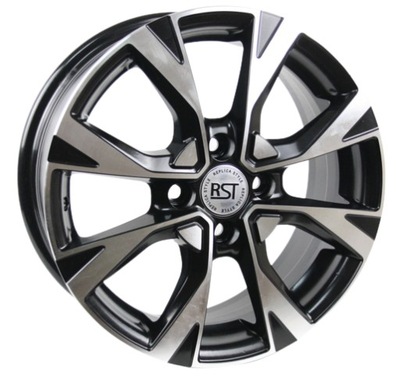 LLANTAS 15 KIA RIO 4 3 LLANTAS 15X6,0 4X100 ET 48 54,1 NEGRO POLERKA  