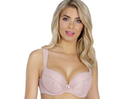 Biustonosz Rosme ELIZA padded usztywniany róż 75G