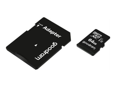 GOODRAM Karta pamięci micro SDXC 64GB CL10+adapter