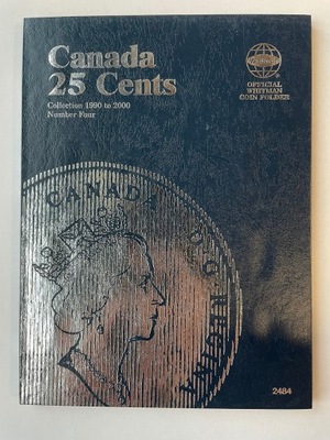 Album na monety 25 cents Kanada od 1990 do 2000