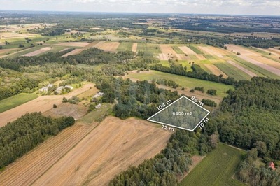 Działka, Rowy, Łaskarzew (gm.), 6400 m²