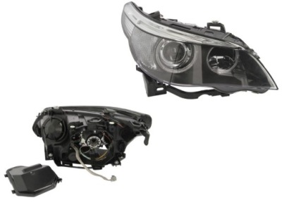 Фара правий bmw 5 e60 e61 05-07 ксенон tyc фото №1