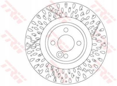 DISCO DE FRENADO TRW DF6930S  