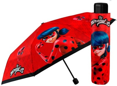 Parasolka parasol BIEDRONKA I CZARNY KOT LADYBUG