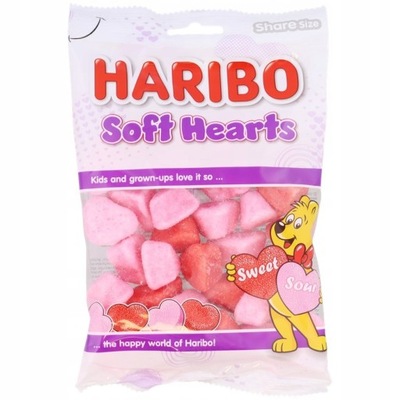 Cukierki Haribo Soft Hearts 175g Haribo 175 g